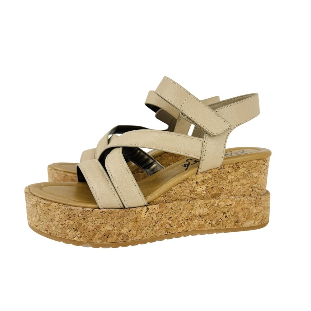 Blowfish Malibu Platform Wedge Sandals Size 8.5 Strappy Ankle Comfort Casual - Picture 2 of 11